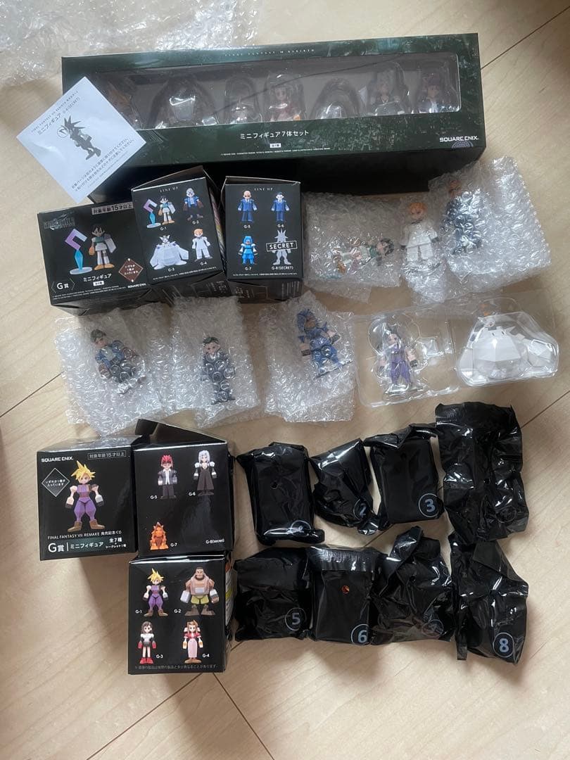 FF7 ファイナルファンタジー7 くじ G賞 D賞フルセット