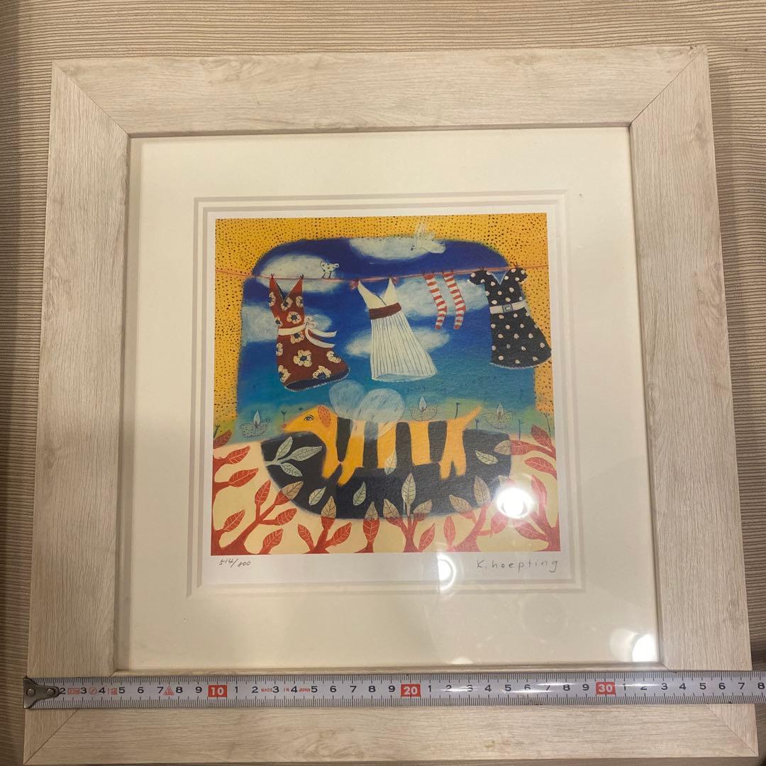 カレンホイプティング・ ビードックとドレス 版画 514/800