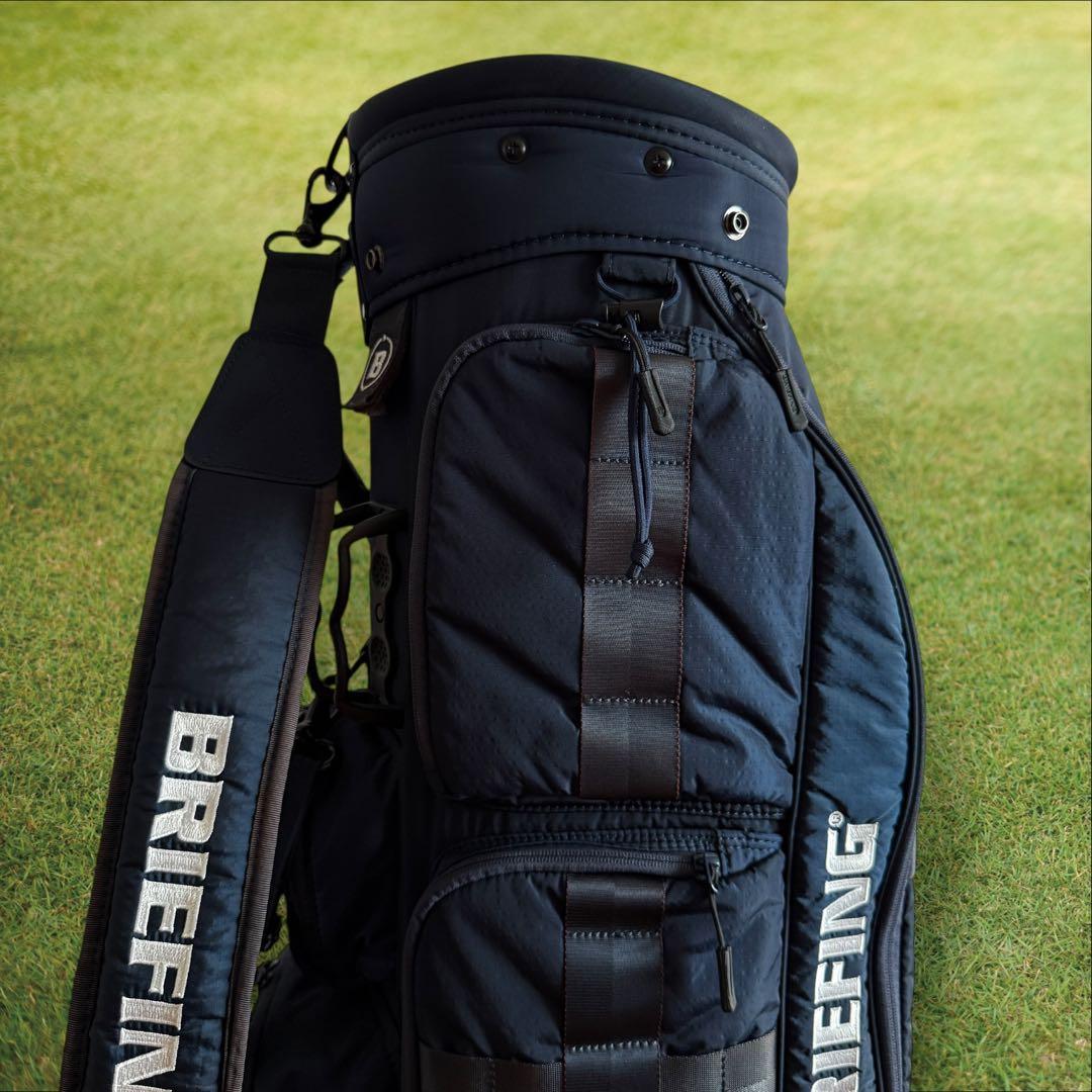 ブリーフィング　キャディバッグ　ネイビー　CR-6 紺 軽量　ユニセックス