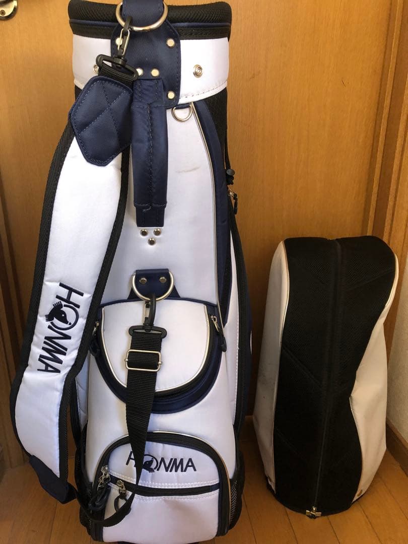 【送料込み】廃盤希少品　軽量ホンマ　キャディバッグ 8.5型 メンズ