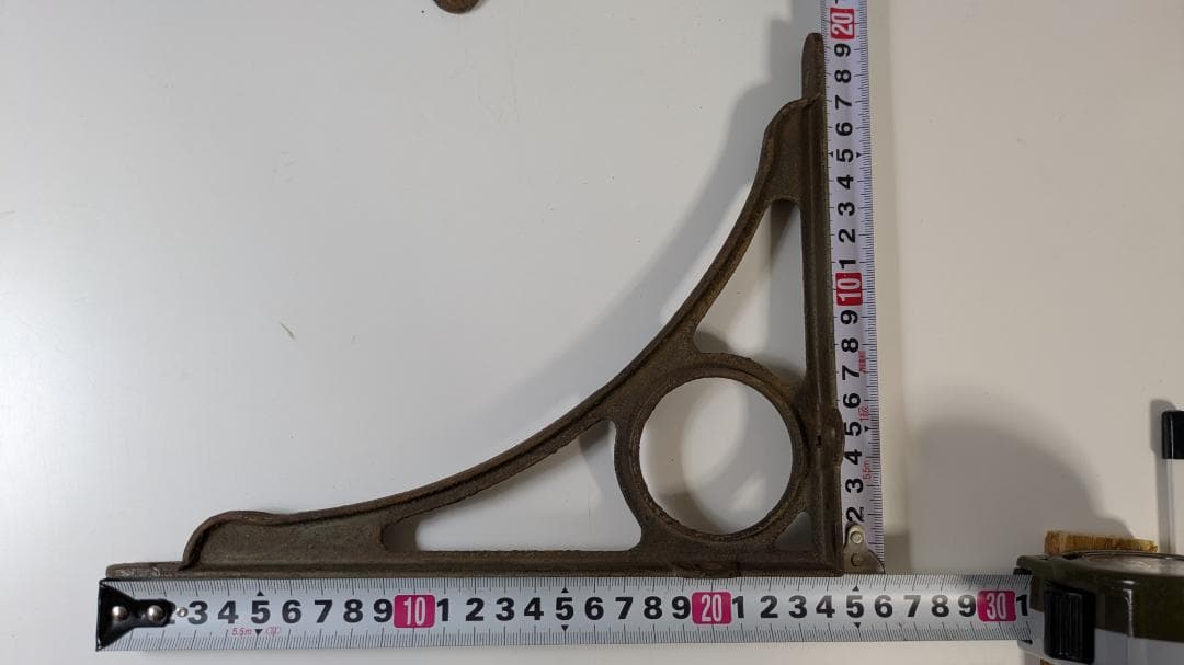 アンティーク　棚受け　アイアンブラケット　2種類　6個セット