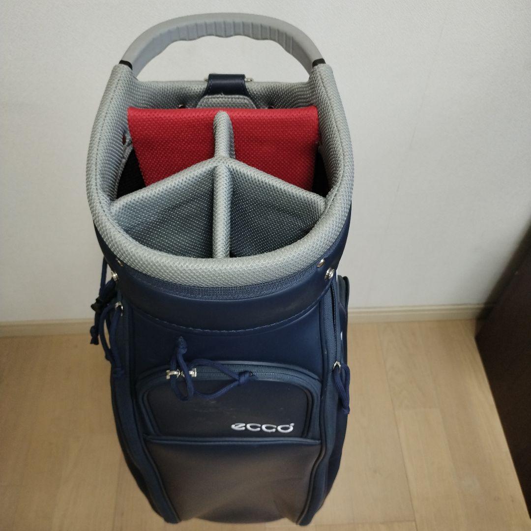 ecco キャディバッグ ネイビー/ホワイト