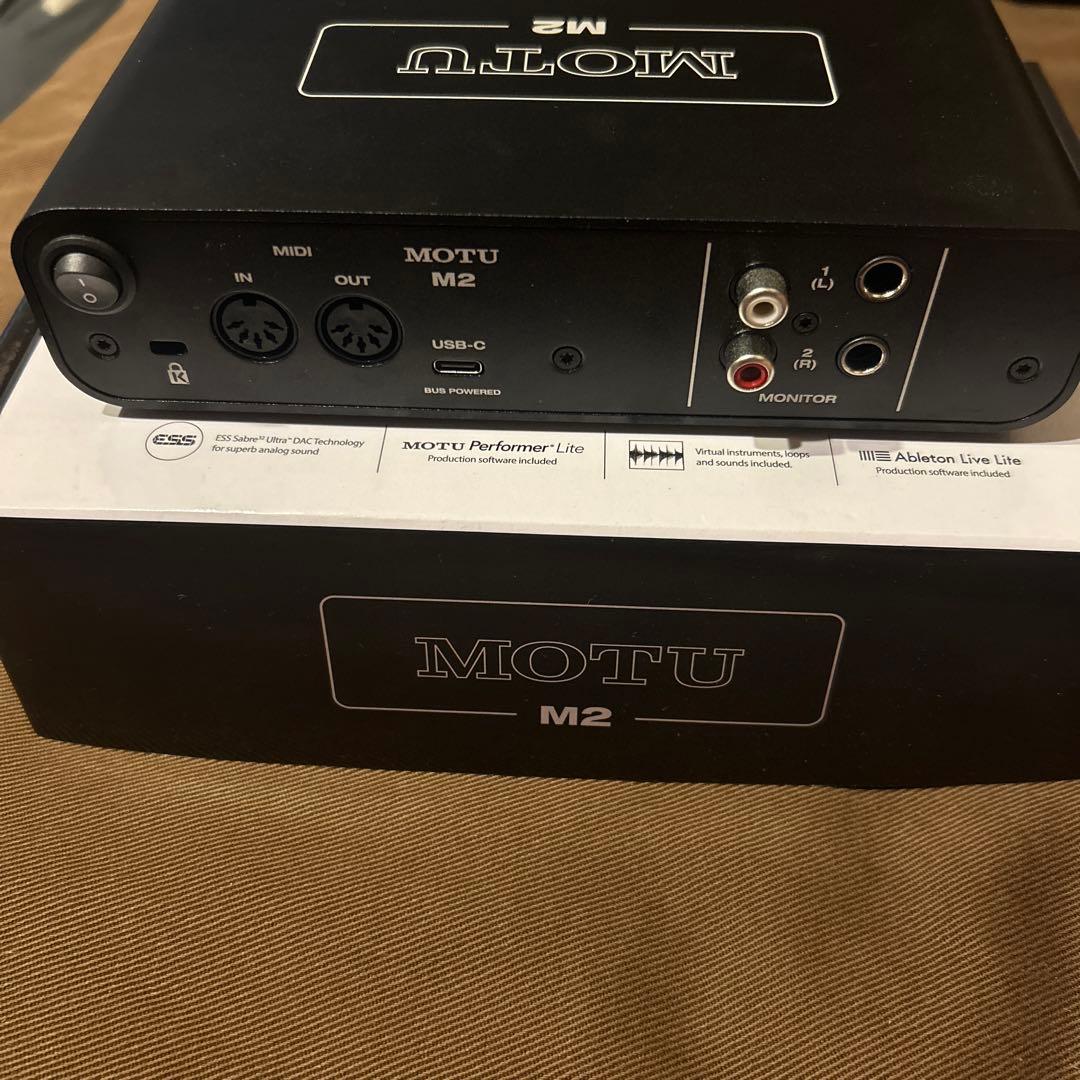 MOTU M2 2in 2out USBオーディオインターフェイス