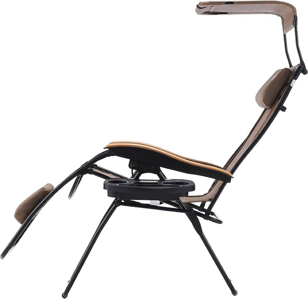 Coleman 日よけ付きリクライニングチェア