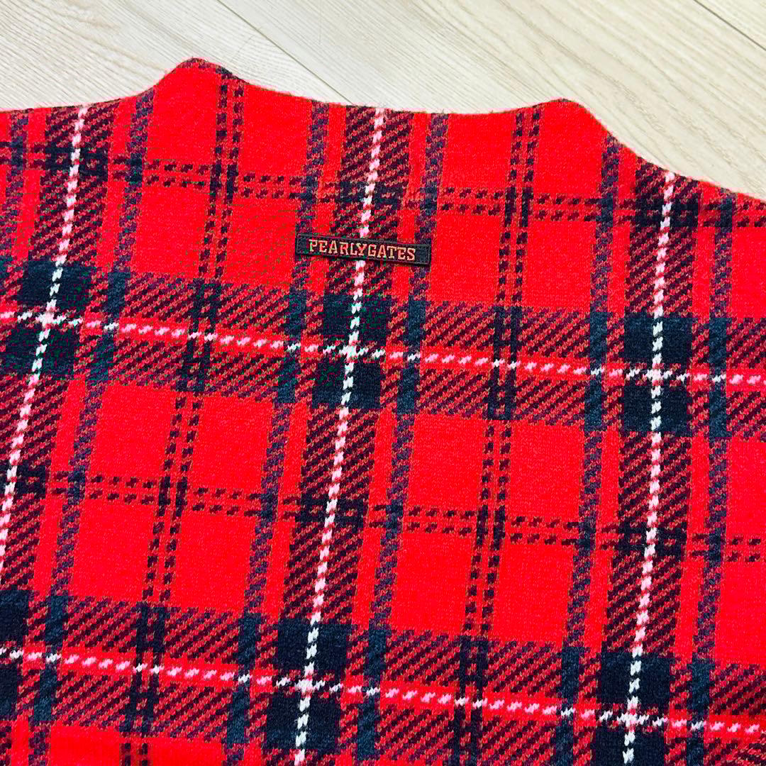 パーリーゲイツ 100%毛 暖かい セーター ニット