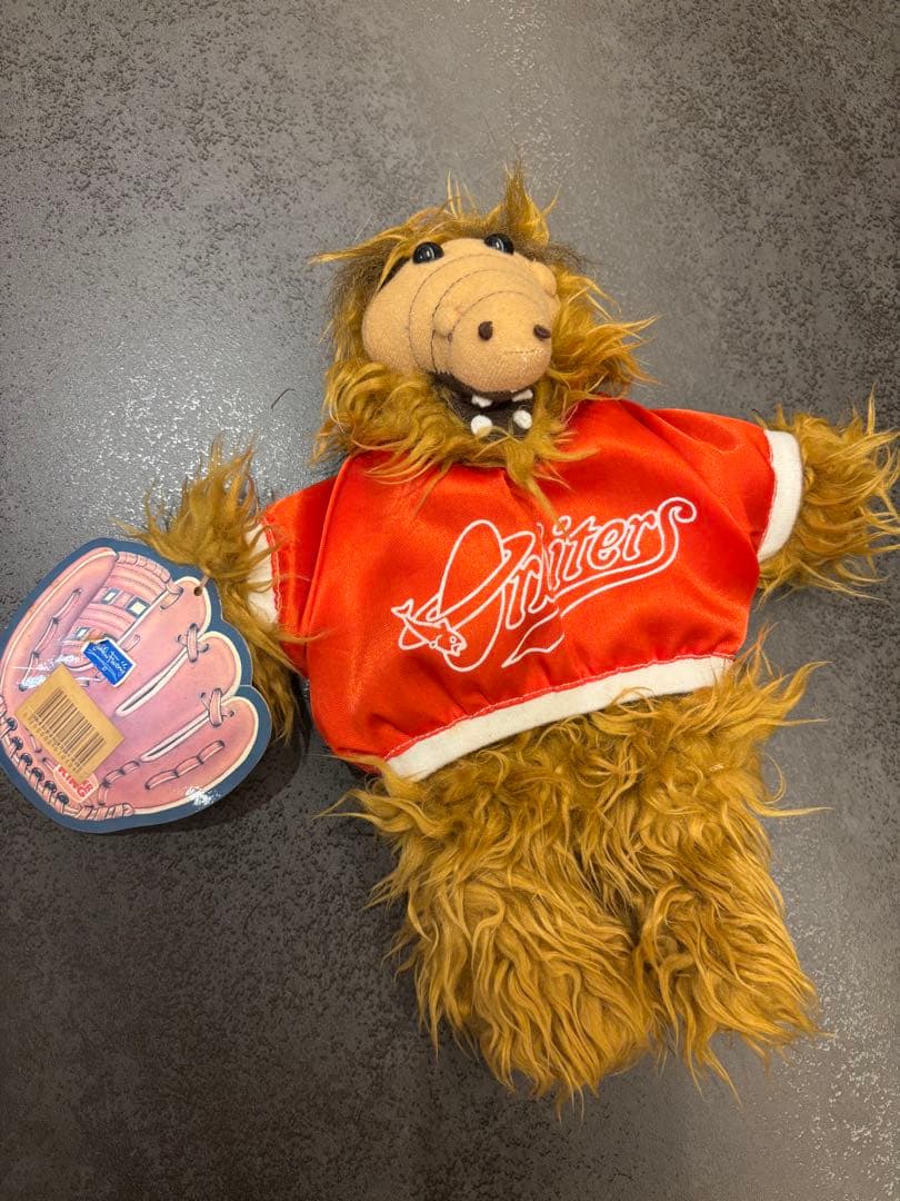 ALF ぬいぐるみ 80s ヴィンテージ　パペット　シェフ　バスケ　タグ付き