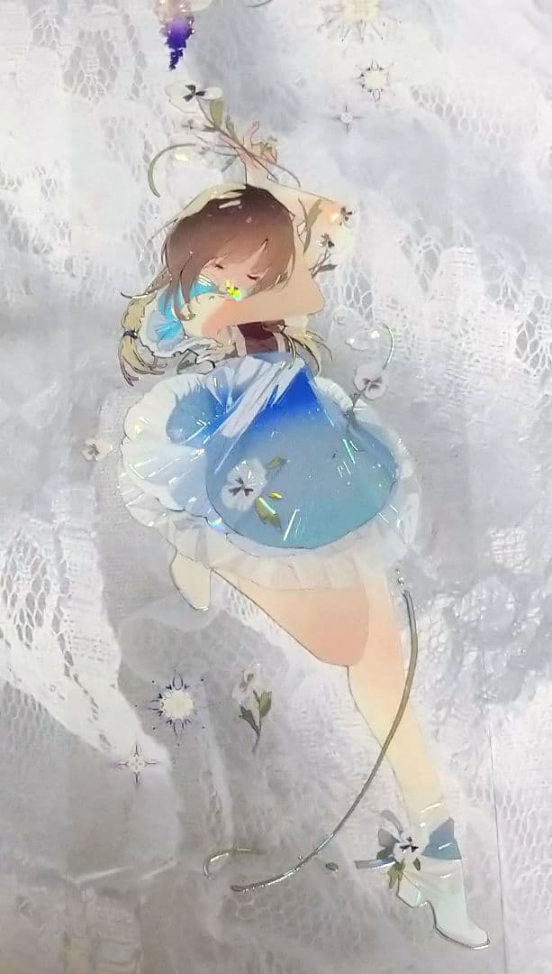 J950＃藤蔓浮岛(琉璃光)MOODTAPE切り売り海外人物マステ女の子