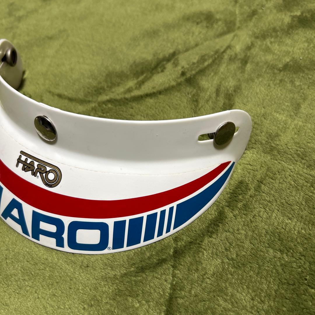 HARO バイザー ホワイト/レッド/ブルー