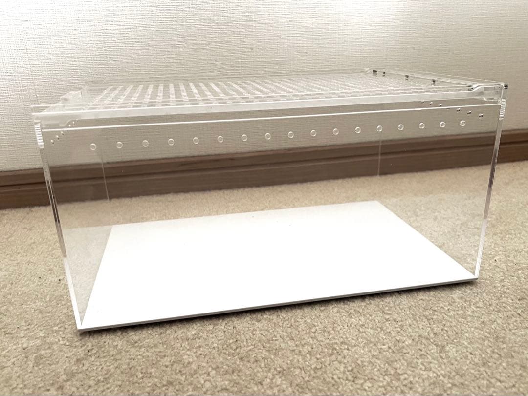 爬虫類飼育　クリアアクリルケージ 30×20×15 3個セット