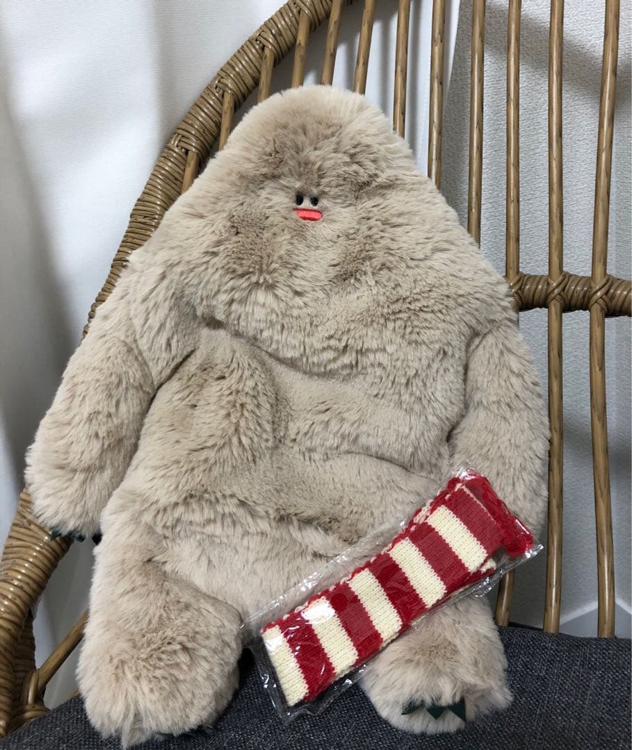 【新品】ウェブ限定マフラー付き イエティ 湯たんぽカバー （ベージュ）