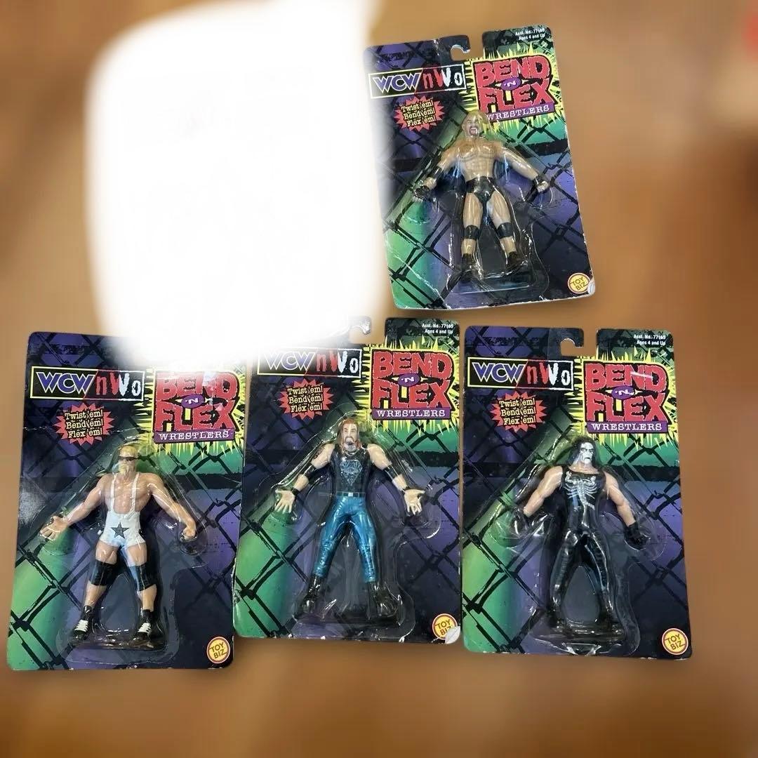 WCW nWo Bend n Flex フィギュア 4体セット