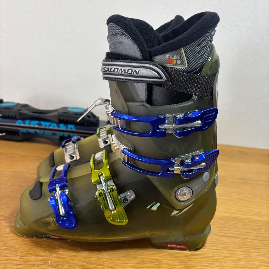 メンズ　ショートスキー　ファンスキーセット　Salomon 27-27.5cm