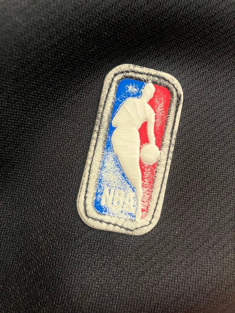 【90s】 NBA オフィシャル トラックジャケット ジャージ 黒赤　L y2k