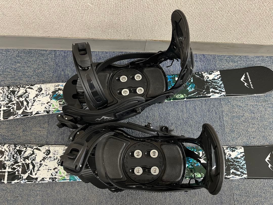 JOYRIDE ショートスキー ビンディング(S/M)セット　シナノ ポール