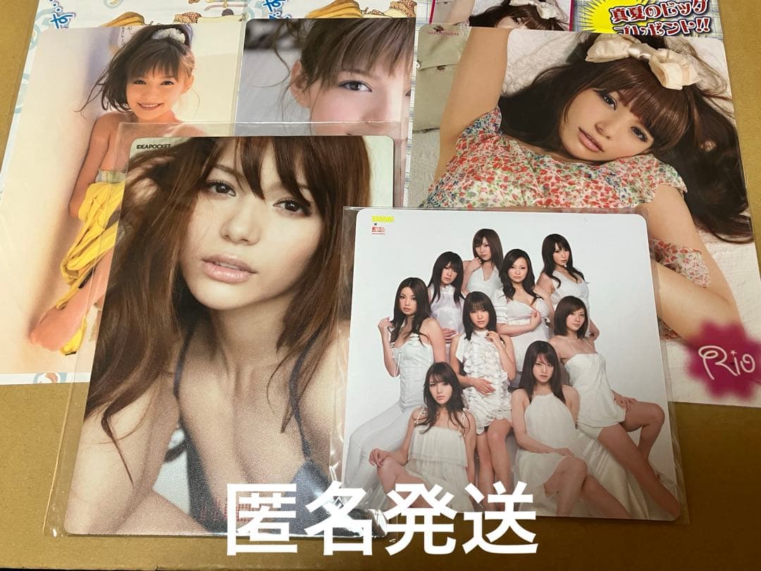 Rio 柚木ティナ S1 アイポケ ヤングアニマル マウスパッド 5種まとめ売り