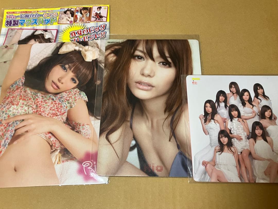 Rio 柚木ティナ S1 アイポケ ヤングアニマル マウスパッド 5種まとめ売り
