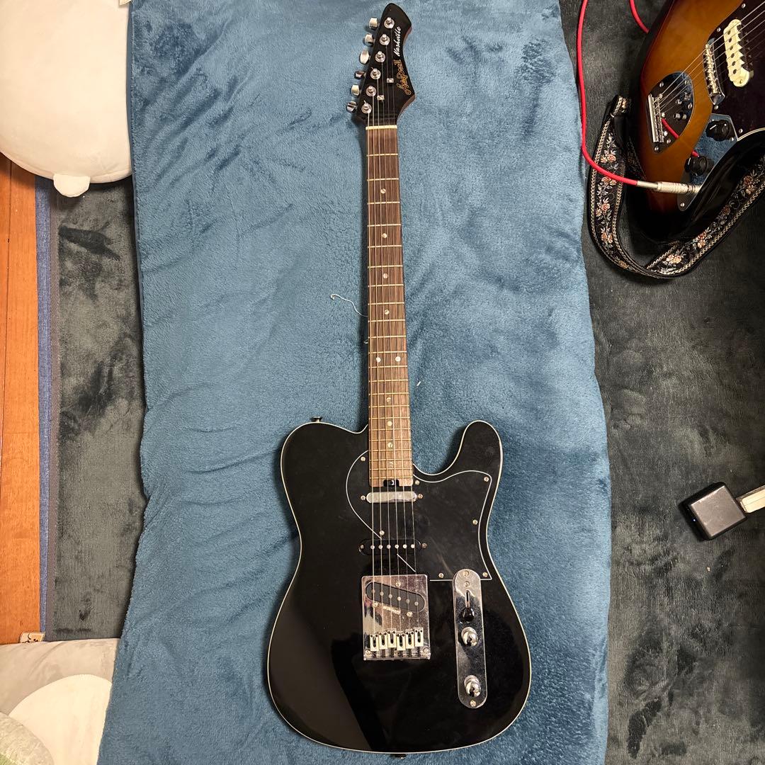 AriaPro II 615-BLACK テレキャスター