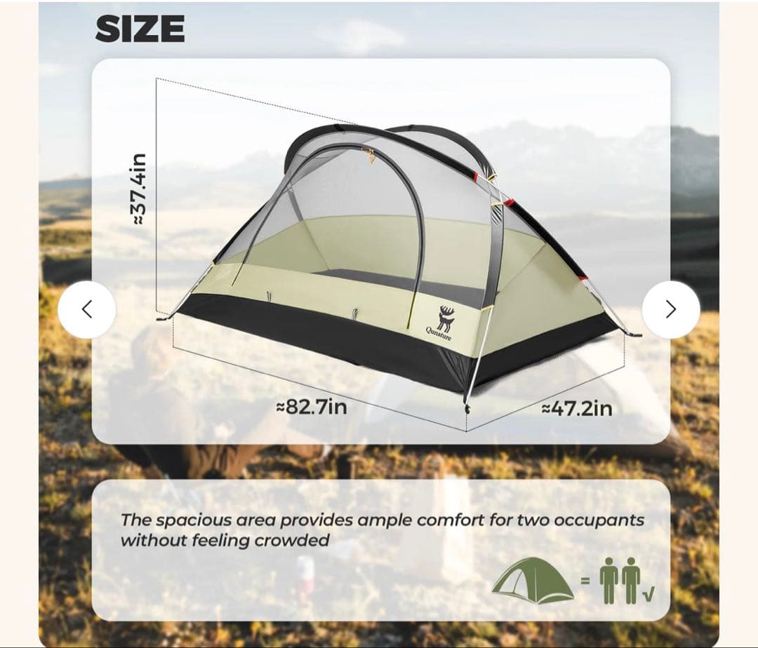 テント・タープ Qunature X-SHAPE STRUCTURAL TENT