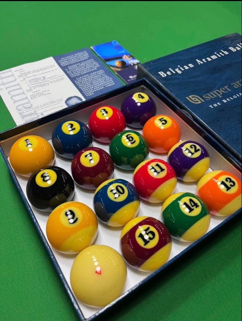 メ*マ様 super aramith Pro ビリヤードボール 15個セット