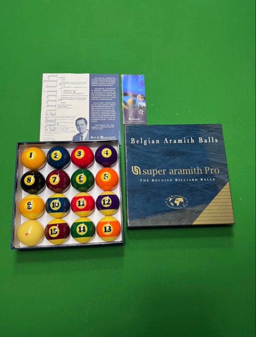 メ*マ様 super aramith Pro ビリヤードボール 15個セット