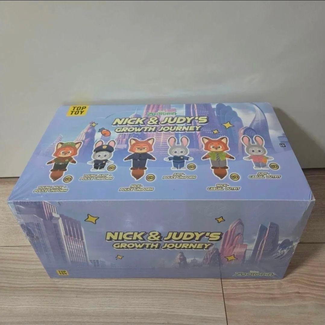 即日発送!TOPTOY ズートピア　ニックジュデ　ぬいぐるみキーホルダー6個入り