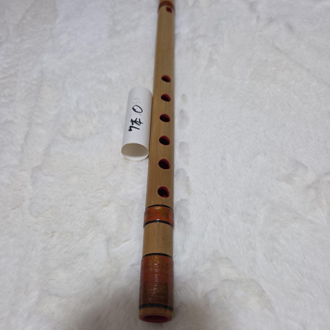 石見神楽を奏でる篠笛　父の手作り　竹製 篠笛 6穴 ナチュラルカラー