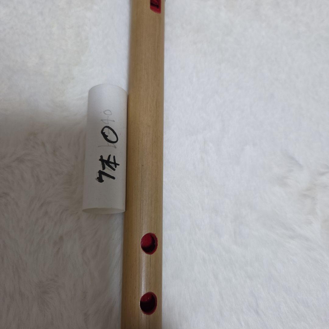 石見神楽を奏でる篠笛　父の手作り　竹製 篠笛 6穴 ナチュラルカラー