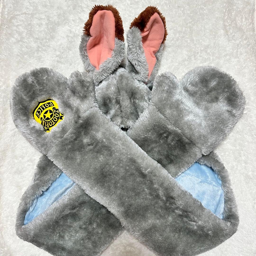 ディズニー　マフラーキャップ　ジュディ　ニック　ファンキャップ　ズートピア　レア