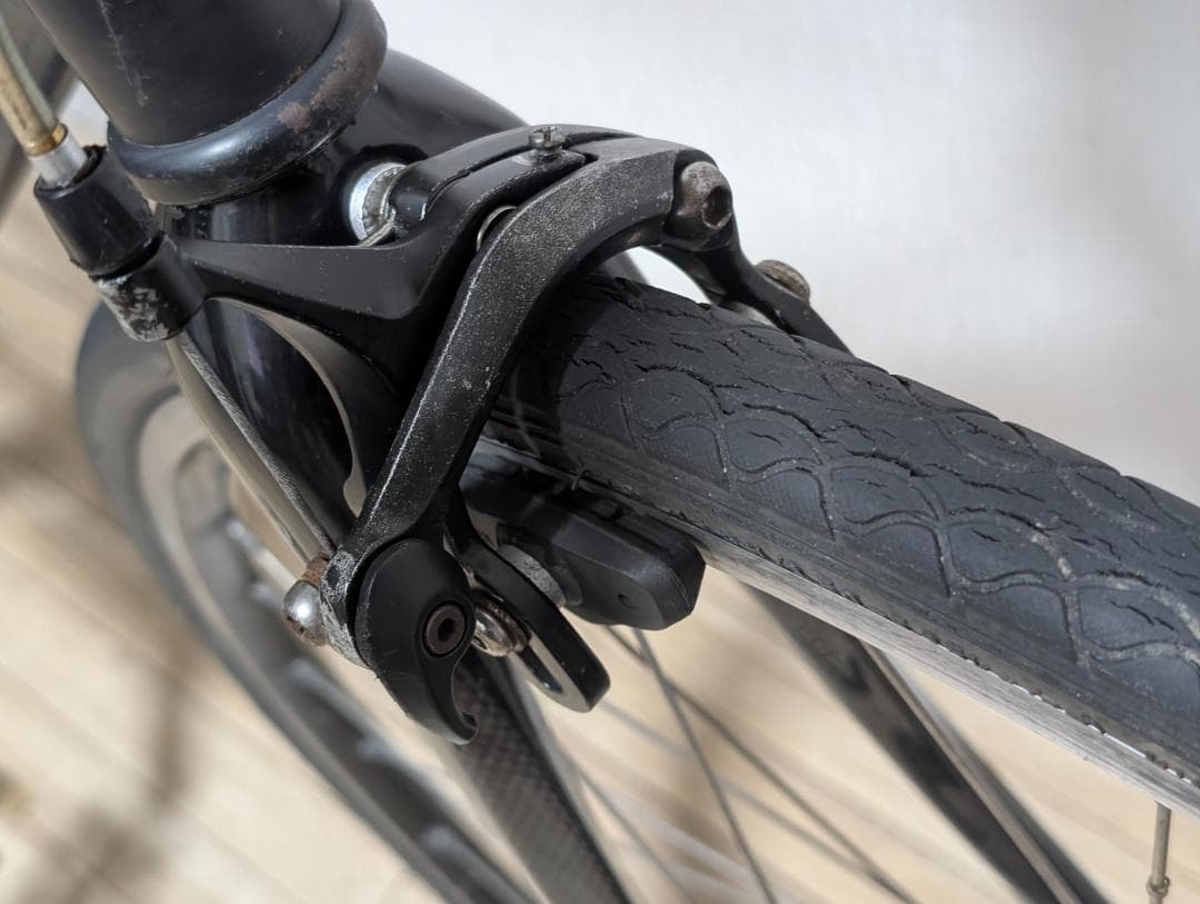 69 メンテ済! ピスト ノーブランド 黒×金