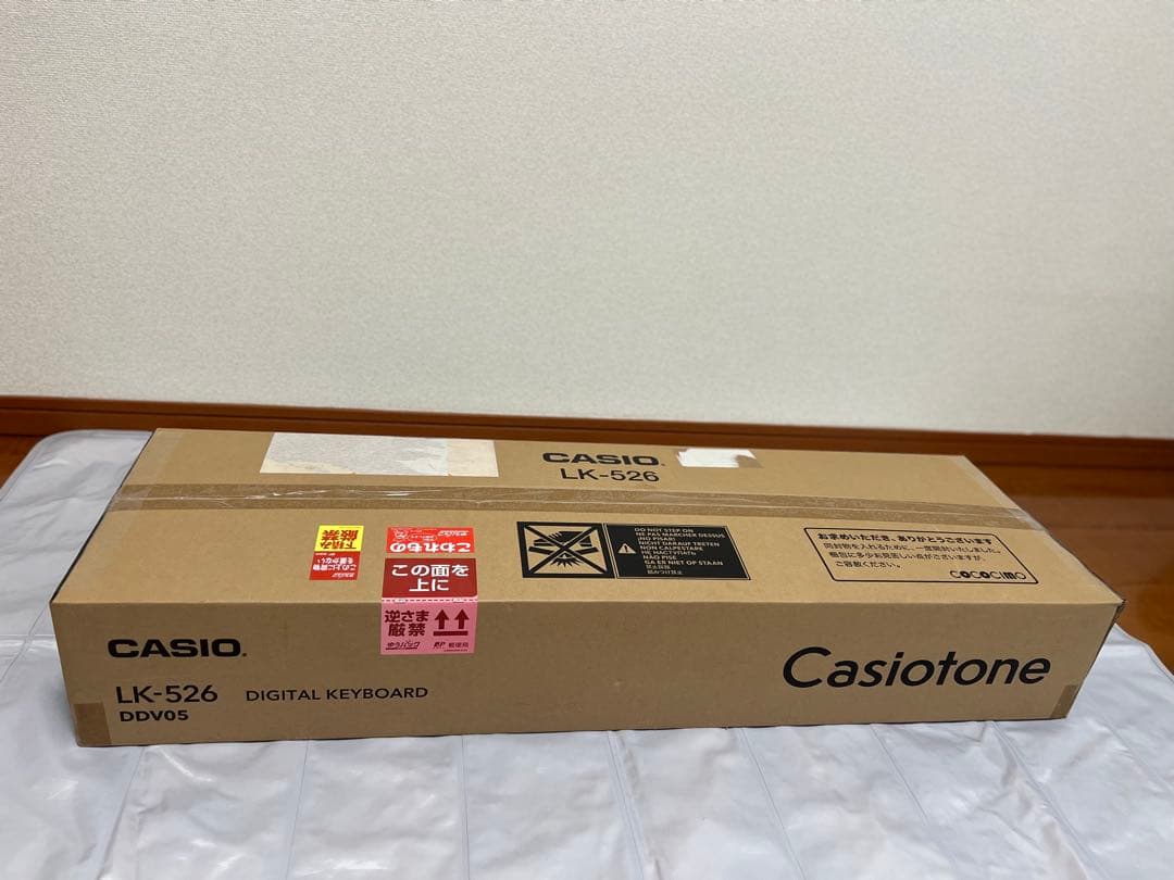未使用に近い⭐︎CASIO Casiotone LK-526 光デジタルキーボード