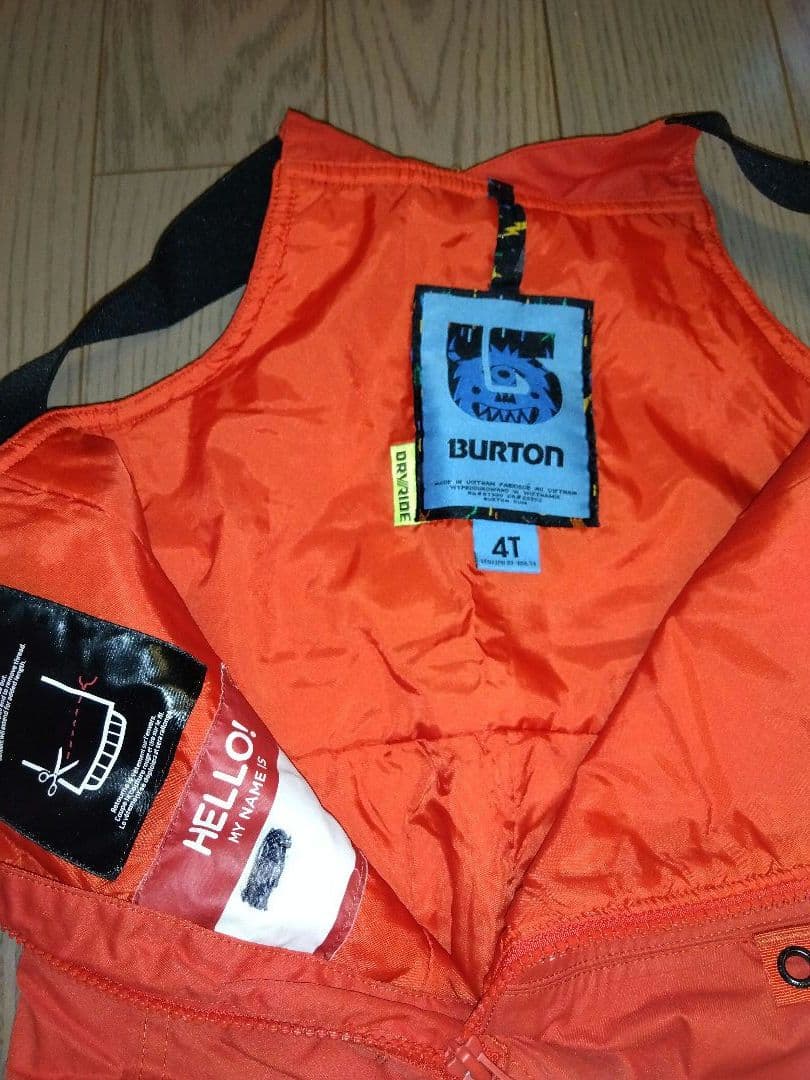 【BURTON】キッズ　スキー＆スノボウェア㊤5T.㊦　4T グローブ2T 他