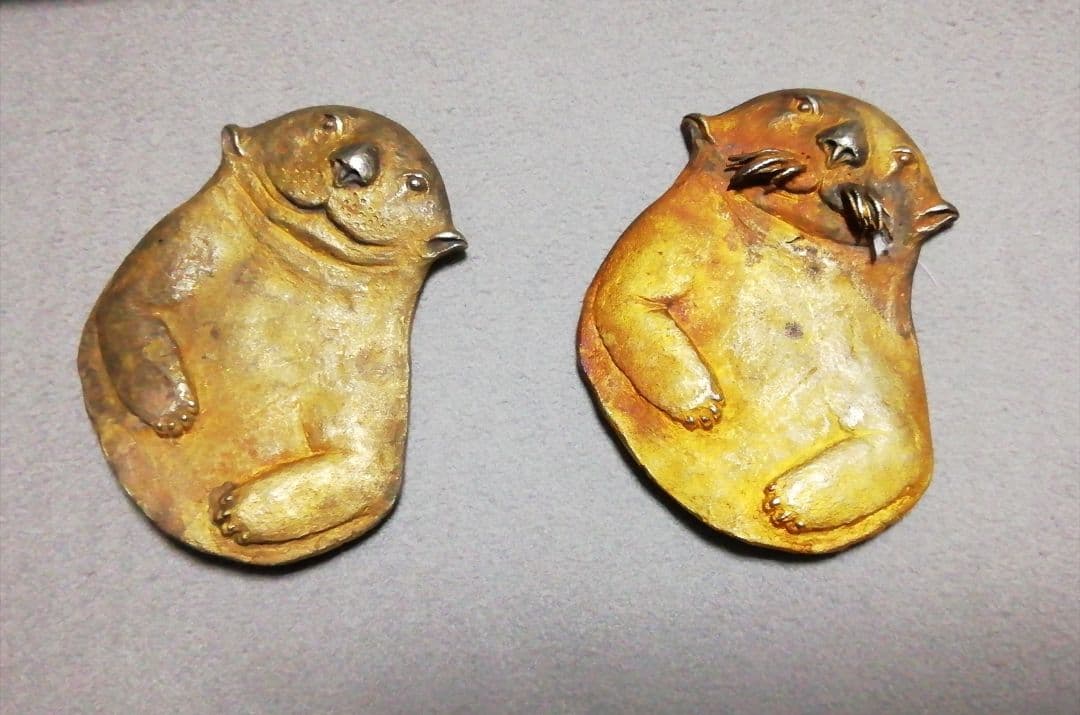 Ocean Life (海の生きもの) 彫刻アクセサリー　4-1A,1B