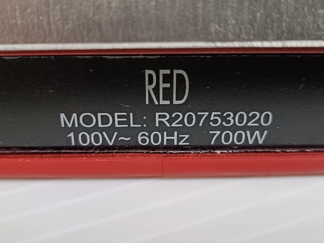 未使用 Burton RED Waxing Iron 　P3