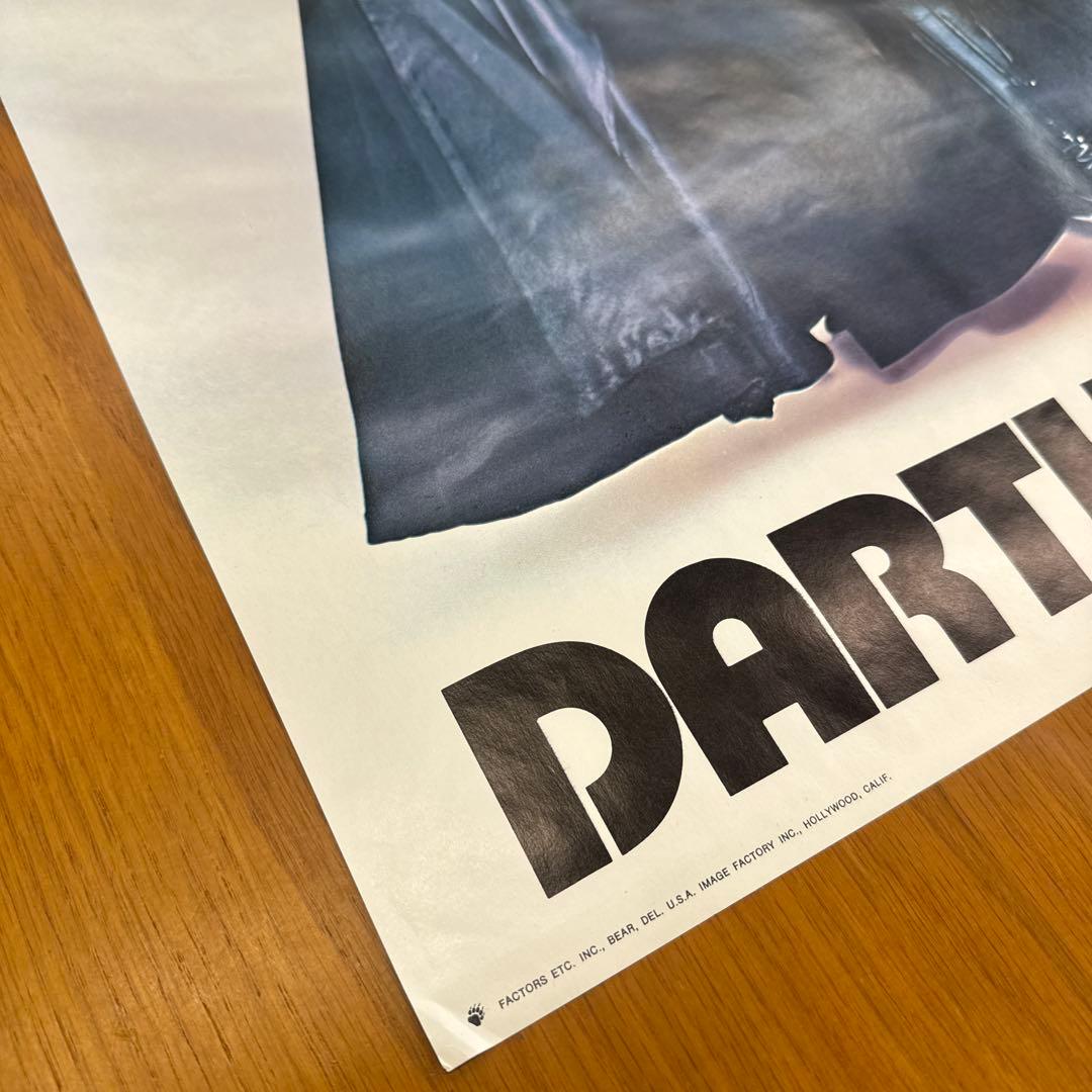 希少美品 当時物 スターウォーズ ダース・ベイダー B2映画サイズポスター