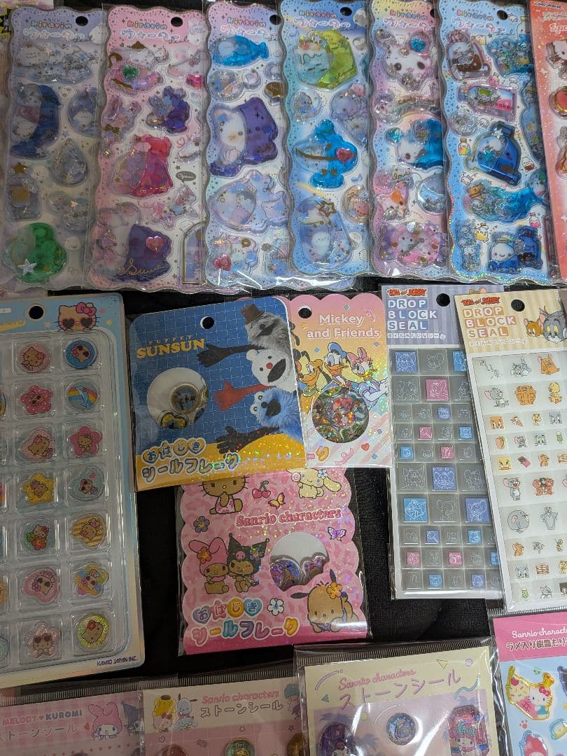 ✾24時間以内発送✾うるちゅるシール、プチドロップシール他シール計58枚