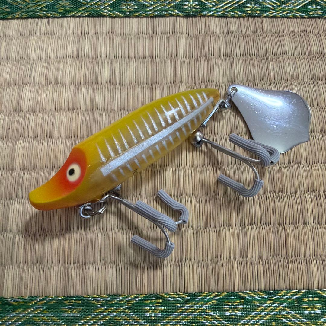 オールド　ヘドン　フラップテール　XRY イエロースケール