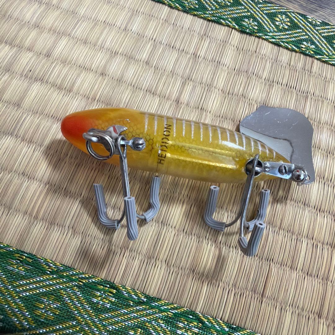 オールド　ヘドン　フラップテール　XRY イエロースケール