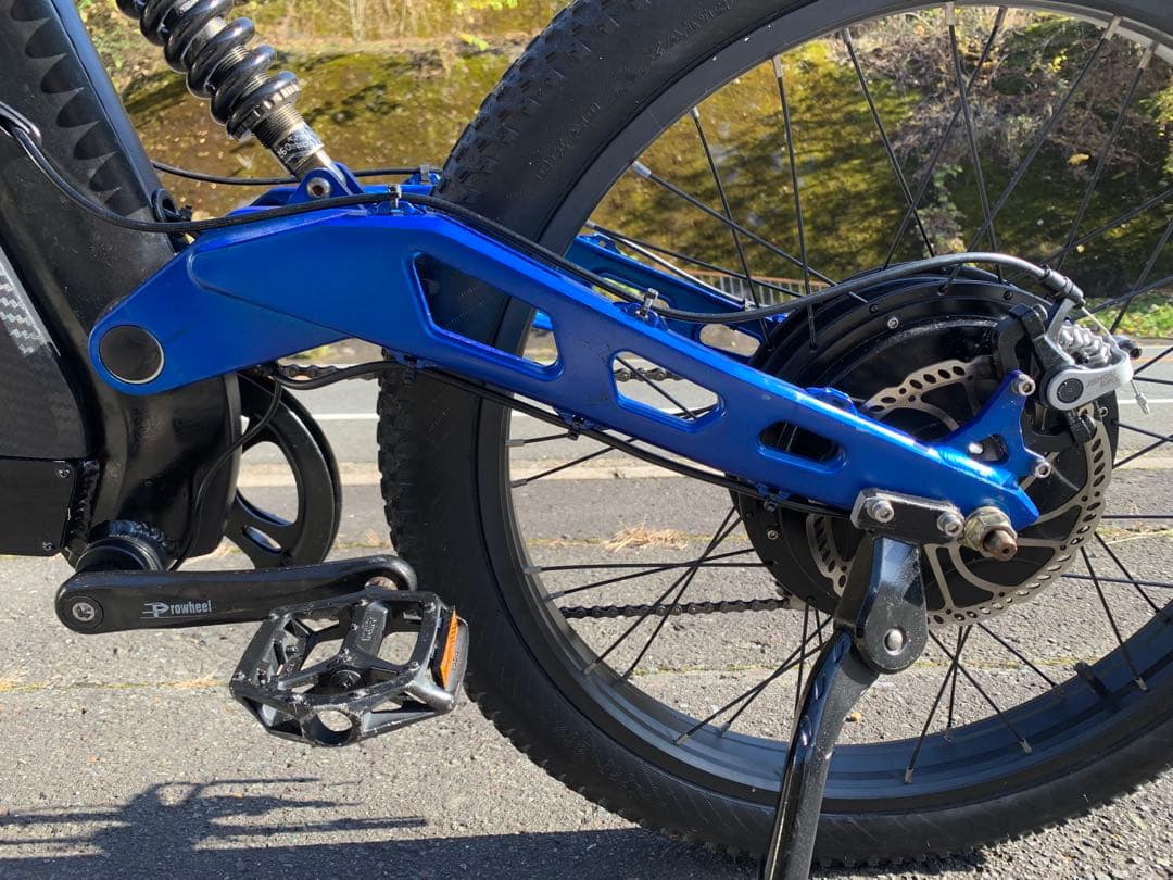 【 動作確認済】送料無料ディスク式MTB電動自転車新しいバッテリー48V12Ah