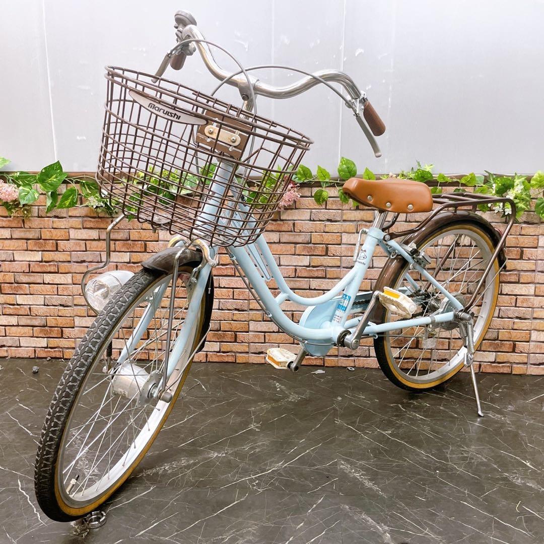 あはしめ様 【34】子供用自転車 子供車 Merry Bell 水色 20インチ