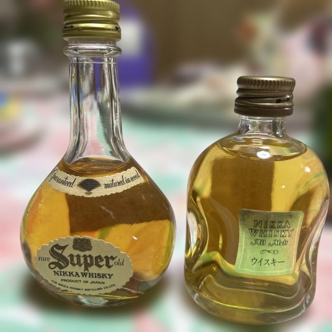 ニッカウイスキー 、ワイン、ミニボトル7本セット