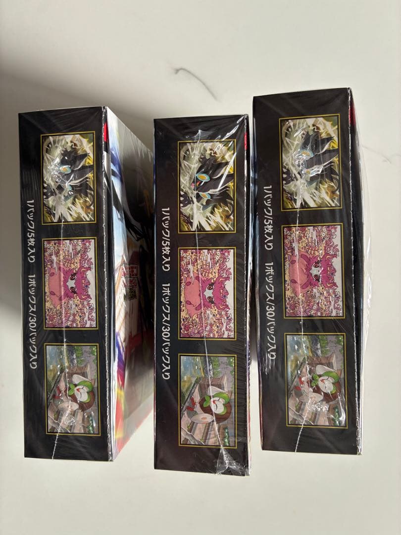 ポケモンカードゲーム ムニキスゼロ 未開封 シュリンク付き BOX 3ボックス