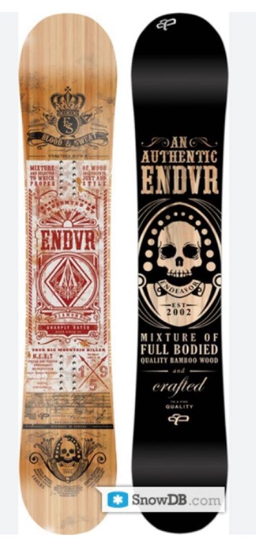 エンデバー　ネクス　スノーボード159cm × HEAD BOA 28.5㎝