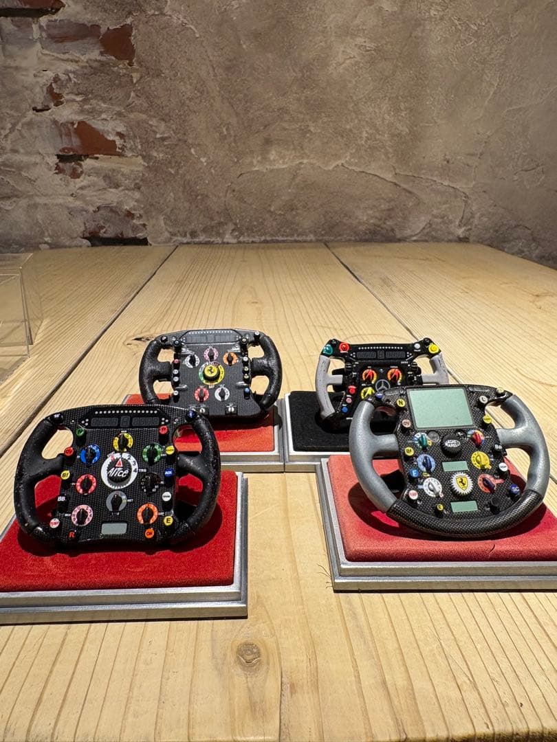 訳ありアマルガム1/4 F1ステアリング4台セット