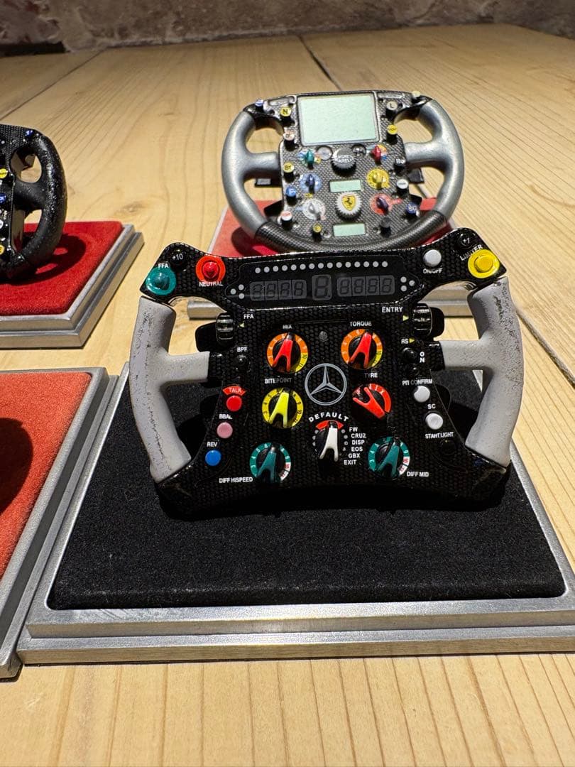 訳ありアマルガム1/4 F1ステアリング4台セット