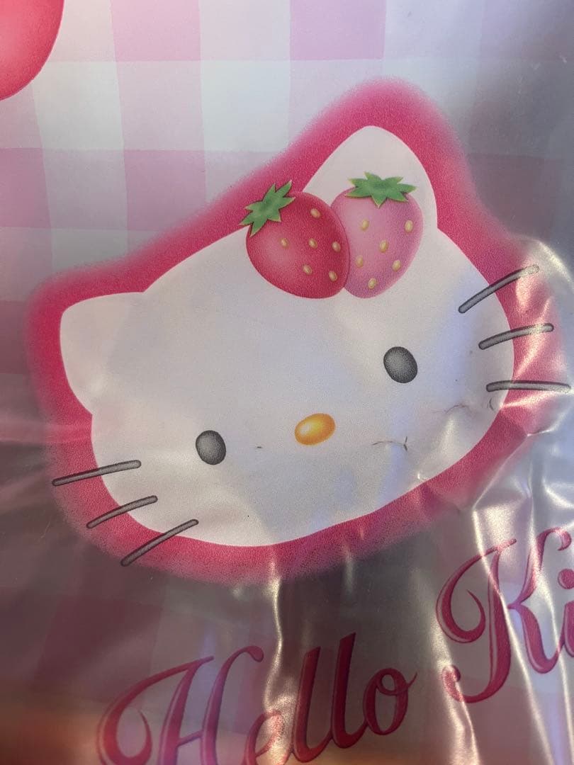 【レア】いちごキティシャワーカーテン