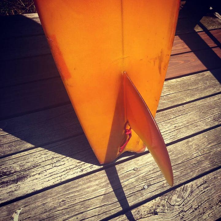 J*0様 激レアビンテージ ライトニングボルト サーフボード シングルフィン 6