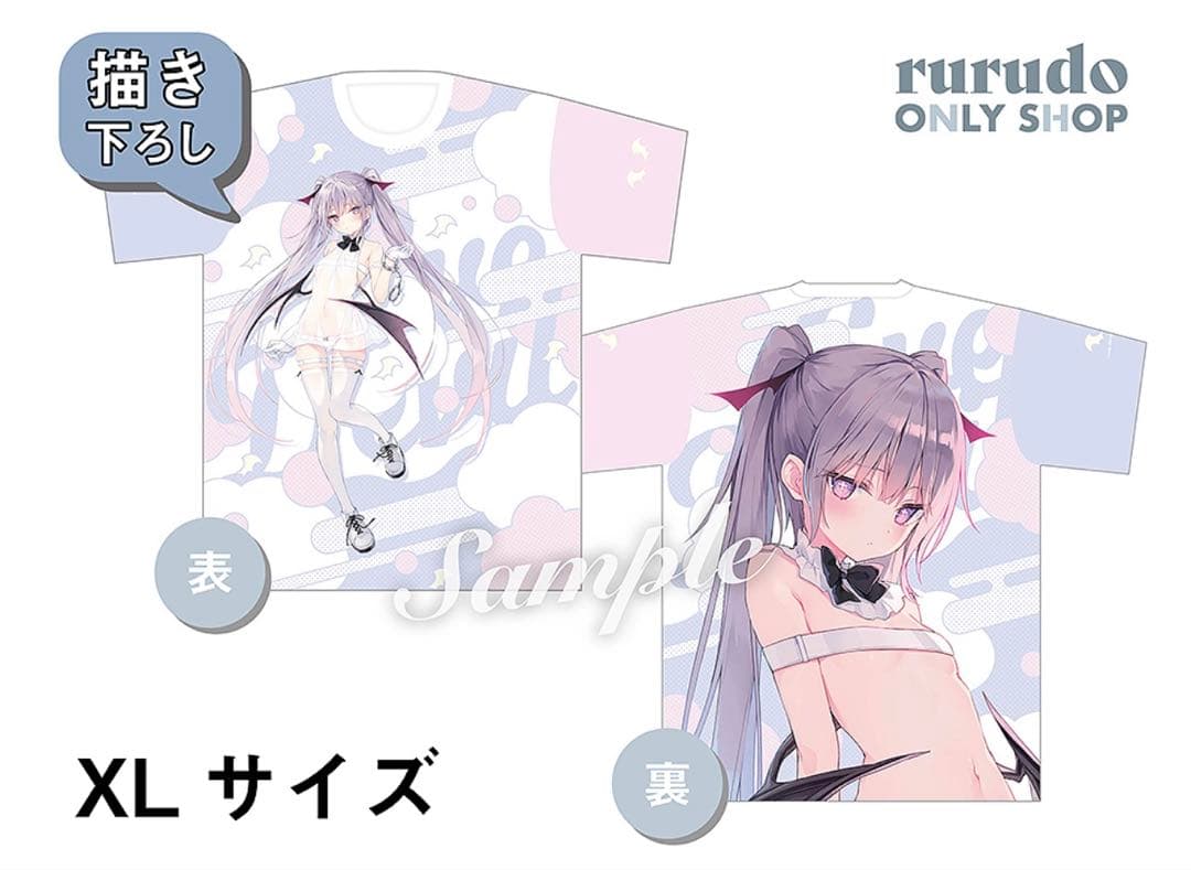 rurudo / メロブ オンリーショップ フルグラフィックTシャツ