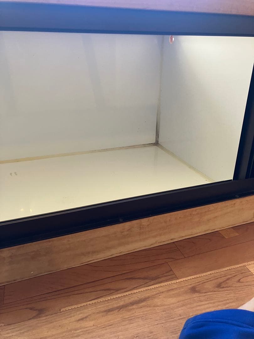 Ｆ＆K爬虫類アルミサッシ木製ケージ 外寸w1200×D600×H500