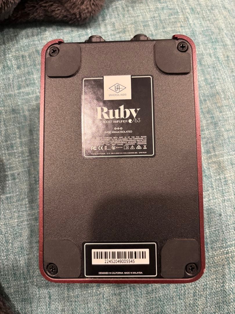 UAFX Ruby Top Boost Amplifier ‘63