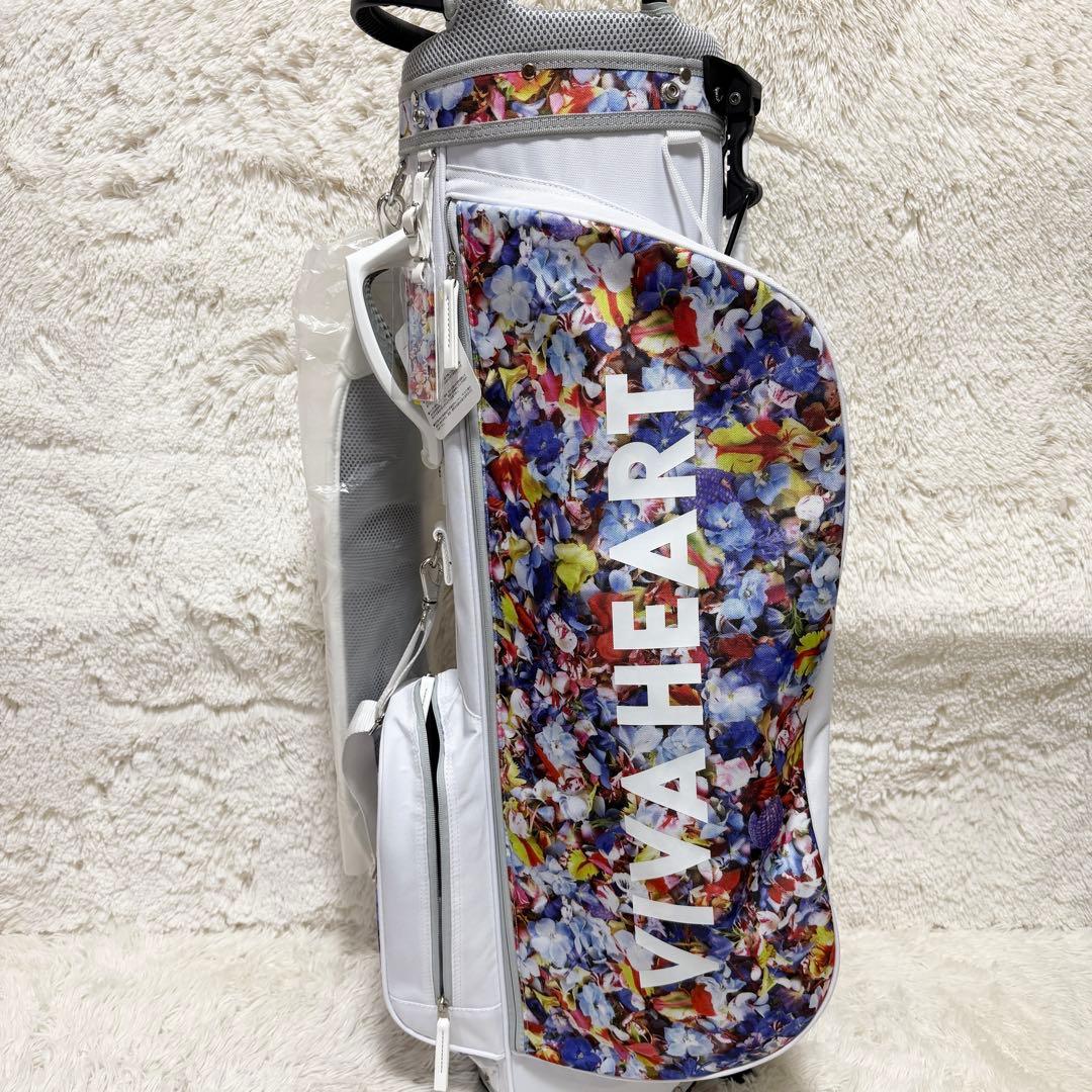 【未使用】完売希少モデルVIVA HEART花柄　限定キャディバッグ